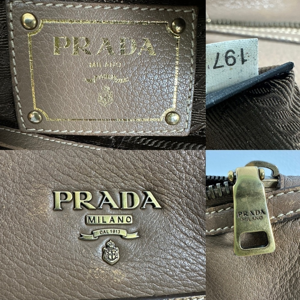 💯Authentic Prada Leather Handbag🍀 - Picture 5 of 17